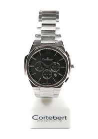 Resim Cortebert Safir Cam Gold Gümüş Kadran Erkek Kol Saati Cortebert006 Gümüş 