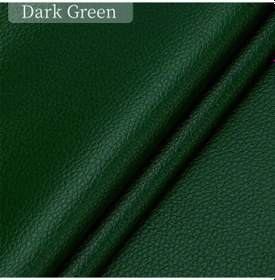 Resim Siyah Deri Onarım Patche Bant Kendinden Yapışkanlı Deri Yamalar Kanepeler Dark Green 70x50cm 