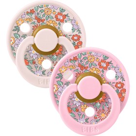 Resim Bibs X Liberty Colour İkili Emzik Oscar Meadow-Petal - 6+ Ay 