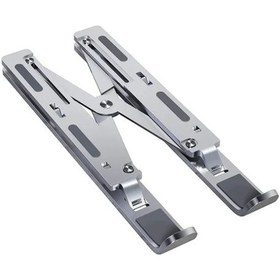 Resim Taşınabilir Laptop Standı, Metal, Kaymaz, Ergonomik Tasarım 