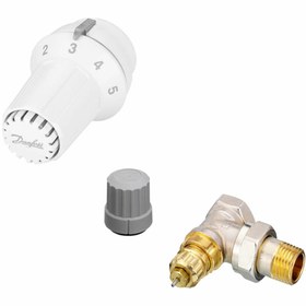 Resim DANFOSS Termostatik Vana Gövde (RA-FN 15 1/2") ve Başlık ( RAS-C 5016) 