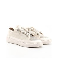 Resim Gönderi(R) Gönderi R Bej Kot Triko Taşlı Comfort Dolgu Taban Sneaker Bej 