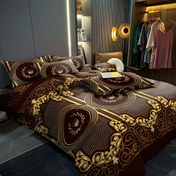 Resim 3 Parça Nordik Avrupa Çiçek Desenli Yatak Takımı, Şık Klasik Yumuşak ve Rahat, Yatak Odası, Misafir Odası İçin, Bir Yorgan Kılıfı + İki Yastık Kılıfı, İç Dolgu Hariç, İskandinav Tasarımı,Avrupa Tarzı,Yumuşak Kumaş,Yüksek kaliteli tekstil,Yastık Kılıfı Seti,Şık Yaşam,Modern Ev Sahipleri 