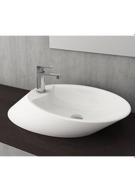 Resim Bocchi Vessel Bataryalı Çanak Lavabo 72 CM M. Beyaz 1021-002-0126 