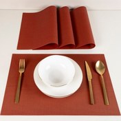 Resim Maxstyle Harmony Mahogany 4 Parça Amerikan Servis Seti 30x45 cm 