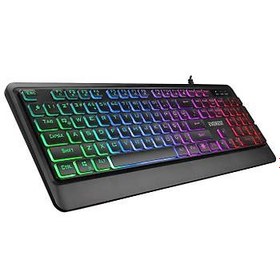 Resim Everest KB-R59 FORZA Siyah Usb Rainbow Backlight klavye 