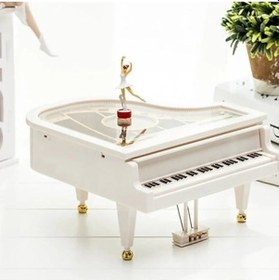 Resim Balerinli Dans Eden Piyano Müzik Kutusu N-46 