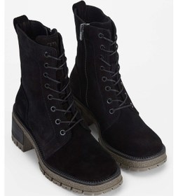 Resim Tamer Tanca Kadın Hakiki Deri Siyah Süet Casual Bot 775 8259 BN BOT SK23/24 Siyah 