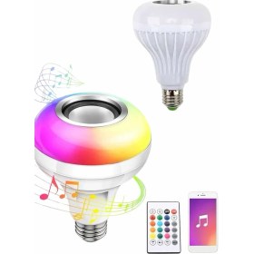 Resim Northcity Bluetooth Hoparlörlü Akıllı Rgb LED Ampul - Kablosuz Müzik ve Renk Değiştirme 