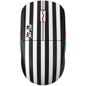 Resim Pulsar X2A Demon Slayer Iguro Obanai Kablosuz Size 1 Mini Çift El Simetrik Gaming Mouse (PX2A1IN) 