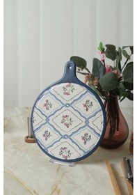 Resim Keramika Floral Waves Peynir Sunum Tabağı 26 Cm 22668 Çok Renkli 