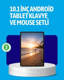 Resim Android 15 Tablet Klavyeli Mouse Lu Profesyonel Set 