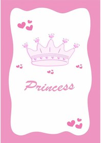 Resim Dijital Baskılı Princess Desen Dekoratif Yıkanabilir Kaymaz Taban Çocuk Halısı Çok Renkli 