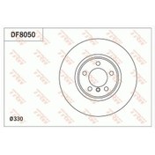 Resim Trw DF8050 Fren Diski Ön Bmw 3 F30F35 F80 Bmw 4 F32 F82 Havalı 330MM 