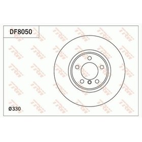 Resim Trw DF8050 Fren Diski Ön Bmw 3 F30F35 F80 Bmw 4 F32 F82 Havalı 330MM 