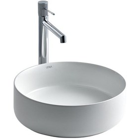 Resim Lena E-4040 Tezgah Üstü Porselen Lavabo 