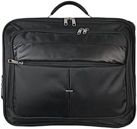 Resim Unisex 15.6'' Siyah Çelik Kasalı Laptop Evrak Notebook Bilgisayar Çantası 