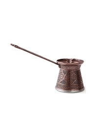 Resim Ayvalıı Metal Desenli Cezve No:2 - Kahverengi - 110 Ml Çok Renkli 