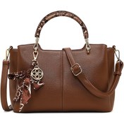 Resim Women's Brown Long Strap Accessorized Shoulder Bag Derimod
