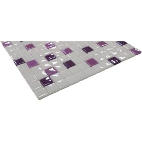 Resim MozaiKristaL Mutfak Tezgah Arası ve Tüm Yaşam Alanları İçin Cam Mozaik. Taş Ölçüleri: 25X25X5 Mm. File Ölçüsü: 31.5X31.5 cm ( 1 Koli = 1 m2 Fiyatıdır ) 