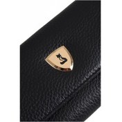 Resim Foxer Alya Hakiki Deri Gold Detaylı Kadın Kartlık Ve Cüzdan Yeşil 