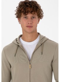 Resim U.s. Polo Assn. Erkek Açık Haki Hırka Örme 50313719-vr183 Acık Hakı 