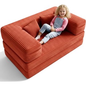 Resim foamly 140x70 cm Modüler Çocuk Koltuğu - Fonksiyonel Oyun Minderi ve Kanepe Tamamen Sünger 