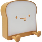 Resim Xindoker Yemekseverler İçin Usb Şarjlı 1200mah Fakatlı Gece Lambası - Eş Zamanlı Telefon Tutucu, İki Yönlü Işık Ve Yatak Odası Dekoru 