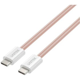 Resim Unıtek Type-c Manyetik Hızlı Şarj Kablosu Pembe C14141apk01-1m 
