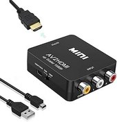 Resim aweskmod HDMI adaptörü, 1080P desteği, USB şarj kablolu koruma kılıfı, Nintendo / Xbox/PS2/PS4/PS3/TV/STB/VHS/VCR/Kamera/DVD için 