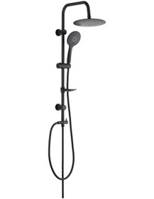 Resim Tema Rain Slim Tepe Duş Seti Mat Siyah 53220-2m 