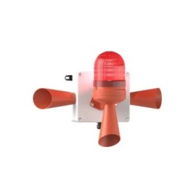 Resim Mesan LED Multifonksiyon 3x 43 Ses Siren Ms 5807.1.12-24VAC/DC 