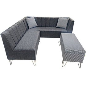 Resim Lara Modern Kollu Eko Mutfak & Balkon Köşe Takımı-Masasız 