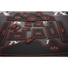 Resim Citroen C4 2016 2017 Modeller Araç Içi Silikon Kaymaz Ped Kaplama (547703813) 