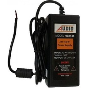 Resim AUDIO 002445 24V-60W Adaptör 