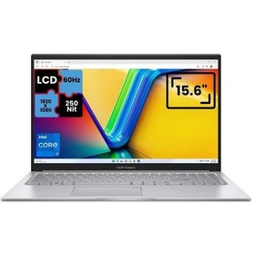 Resim Asus VivoBook 15 X1504VA-NJ396A54 i7-1355U 16 GB 4 TB SSD 15.6" W11P Dizüstü Bilgisayar 