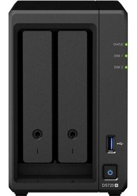 Resim Synology DS720+ 2 Yuvalı 2xGE 2xNVMe NAS Depolama Ünitesi 