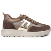 Resim Deery Kadın Hakiki Deri Vizon Renk Sneaker Ayakkabı 