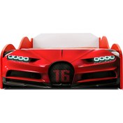 Resim Bugattı - S1 Arabalı Yatak, Arabalı Karyola Tek Kişilik 