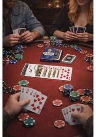 Resim Mavi Pvc Plastik Su Geçirmez İskambil Poker Oyun Kağıdı Rd62mv 