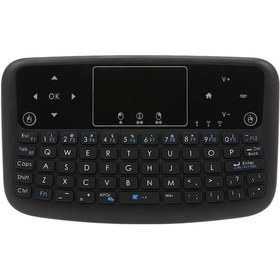 Resim A36 Mini Kablosuz Klavye 2.4ghz Air Mouse Şarj Edilebilir Dokunmatik Klavye Android Tv Kutusu Akıllı 