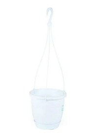 Resim Katı Plastik Makrome Askılı Saksı 20 Adet Kahverengi 16 Cm 