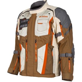 Resim Klim Badlands Pro Korumalı Motosiklet Montu Kahverengi / Bej 