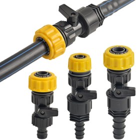 Resim Bağcılık Sulama için 3/4" ve 1/2" Barb Hortum Adaptörü, Tamir Bağlantı Konnektör Seti - Etkili Sulama ve Su Verme İçin Hızlı Bağlantı Aparatı 