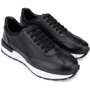 Resim Tamer Tanca Erkek Hakiki Deri Siyah Sneakers & Spor Ayakkabı 1093 074 Erk Ayk Y25 Sıyah Siyah 