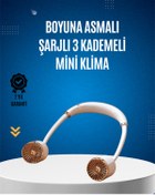 Resim LTG Nova Usb Şarjlı Boyun Fanı | Hafif Katlanabilir Taşınabilir Düşük Gürültülü Fan 