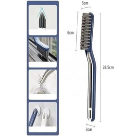 Resim Sökme Aparatlı Cımbızlı Banyo Temizlik Fırçası Pencere Boşluk Kazıma Fırçası Köşe Temizleme Fırçası Açık Ahşap 