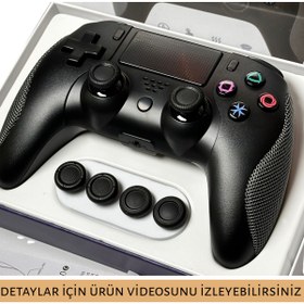 Resim Dexxony Kablosuz Gamepad PS4-PS3-PC-Mobil Uyumlu Type-C Şarjlı Gecikmesiz Profesyonel Oyun Kolu Joystick 