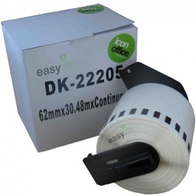 Resim Printpen Prıntpen Brother P Touch Dk Serisi Dk22205 Sürekli Etiket 62mm 30 48m 