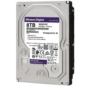 Resim WESTERN DIGITAL PURPLE WD82PURZ 8 TB SATA 6GB/S 7/24 GÜVENLİK HARDDİSK 